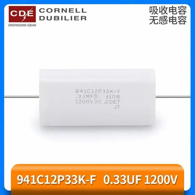 CDE неиндуктивная Φ 941C12P33K-F 0 33 UF 1200V. 33MFD 1200VDC (5 шт./упаковка)