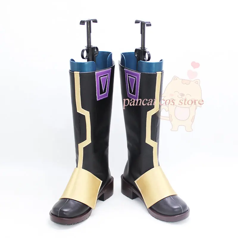 

Genshin Impact Xiao Cosplay Shoes Comic Anime Game Cos Long Boots Cosplay Costume Prop Shoes for Con Halloween Party