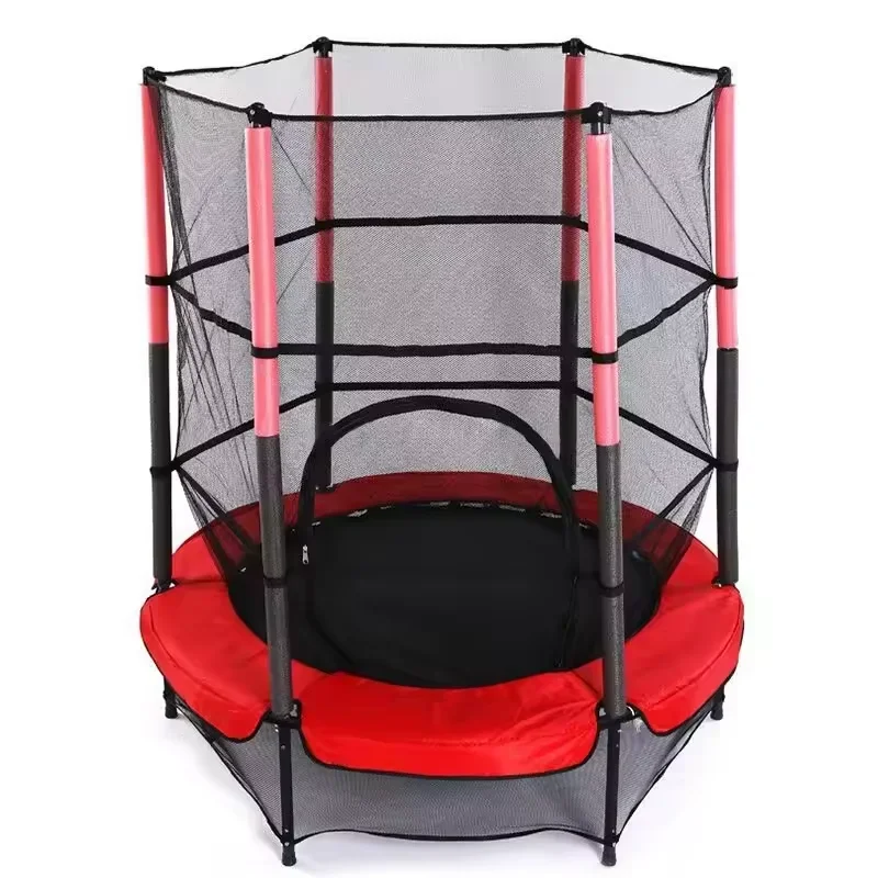 Новый 55-дюймовый красивый красочный прыгающий домашний детский батут для дома с