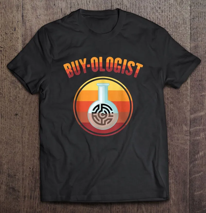 

Футболка большого размера для мужчин и женщин, топ, одежда для биолога, ученого, физика, продавца