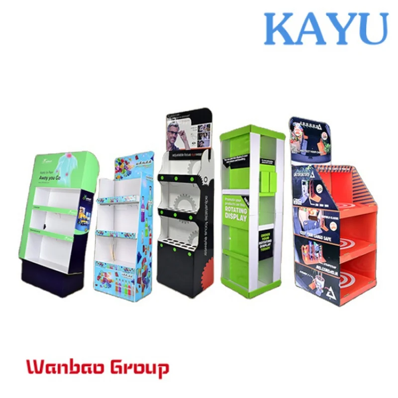 Economical Marketing Advertising for Merchandising, Cardboard Point of Sale Display Stand