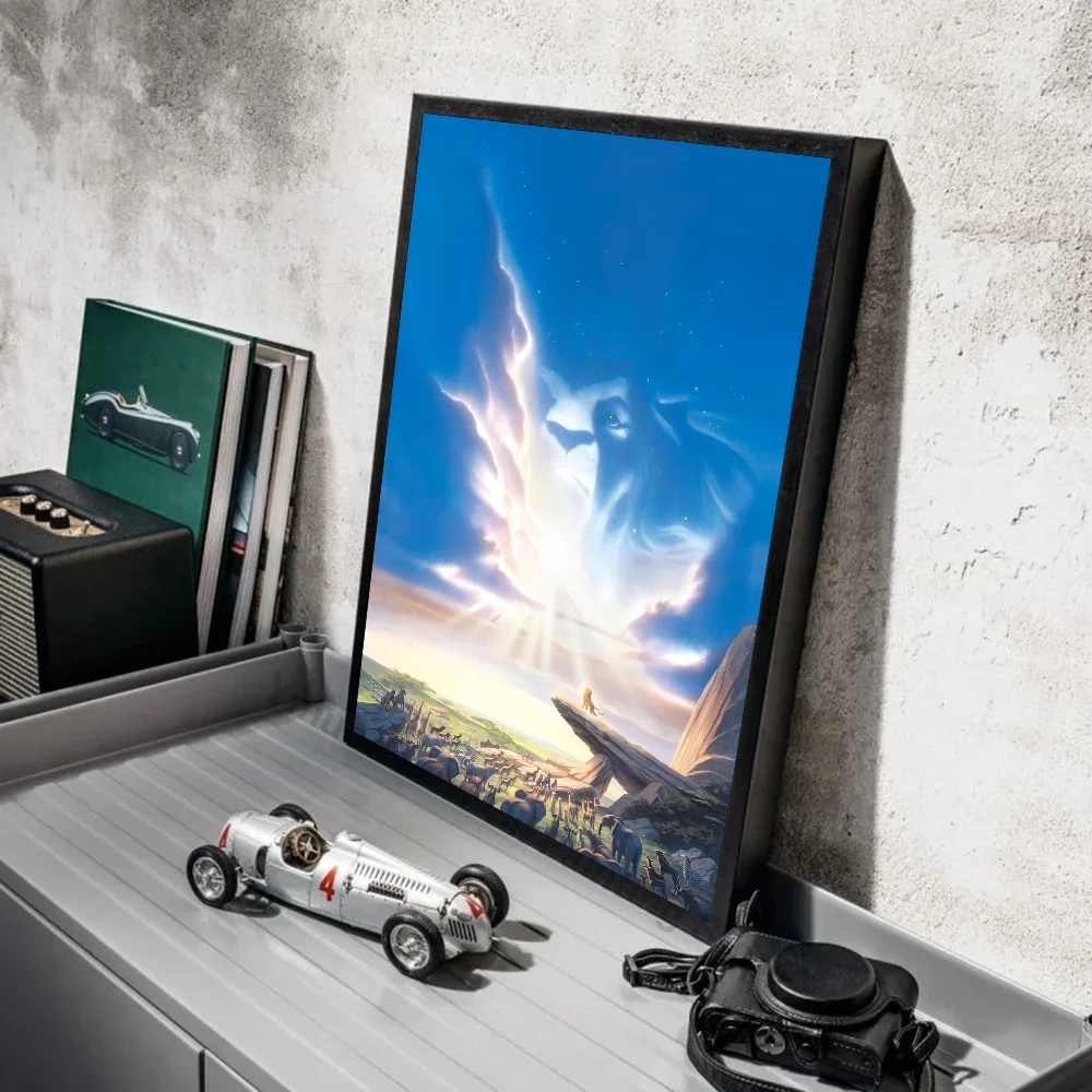 Современный стиль Дисней Король Лев Анимационный постер HD Печать для дома