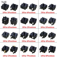 yuxi 1pcs 3 position 4position 3 pin 5pin electric room heater rotary switch selector ac 250v 16a rt222 rt233 1 b rt233 4