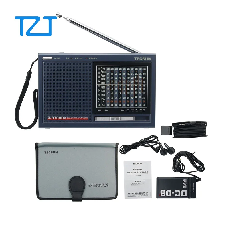 Высокочувствительный стереоприемник TZT TECSUN R-9700DX FM SW MW