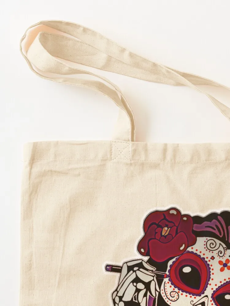 Calavera catrina Tote Bag сумка-тоут на заказ холщовая сумка эко-пакет Холщовая