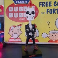 punk band rancid figure moxigan skeleton bobblehead ornament accessories tabletop decoration children toy present