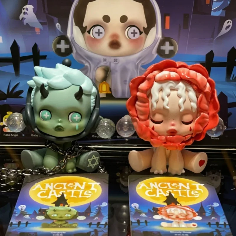 Skullpanda Dark Forest Castle слепая коробка крутая атмосфера на Хэллоуин Mystery Box темные