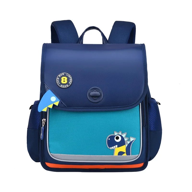 British Style Children Cartoon Horizontal Dinosaur Rabbit Backpacks New Girls Boys Cute Waterproof High-capacity School Bags Hot