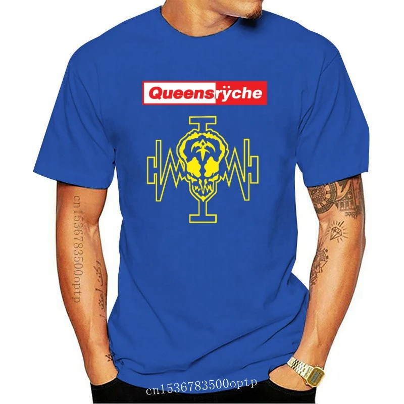 

Мужская одежда, забавная футболка Queensryche, ретро футболка, Мужская футболка