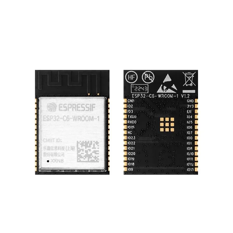 

ESP32-C6-WROOM-1 4 Мб 2,4 ГГц Беспроводная сеть и BLE 5 беспроводной модуль ESP ESP32-C6-WROOM-1-N4 WROOM PCB антенна беспроводной модуль