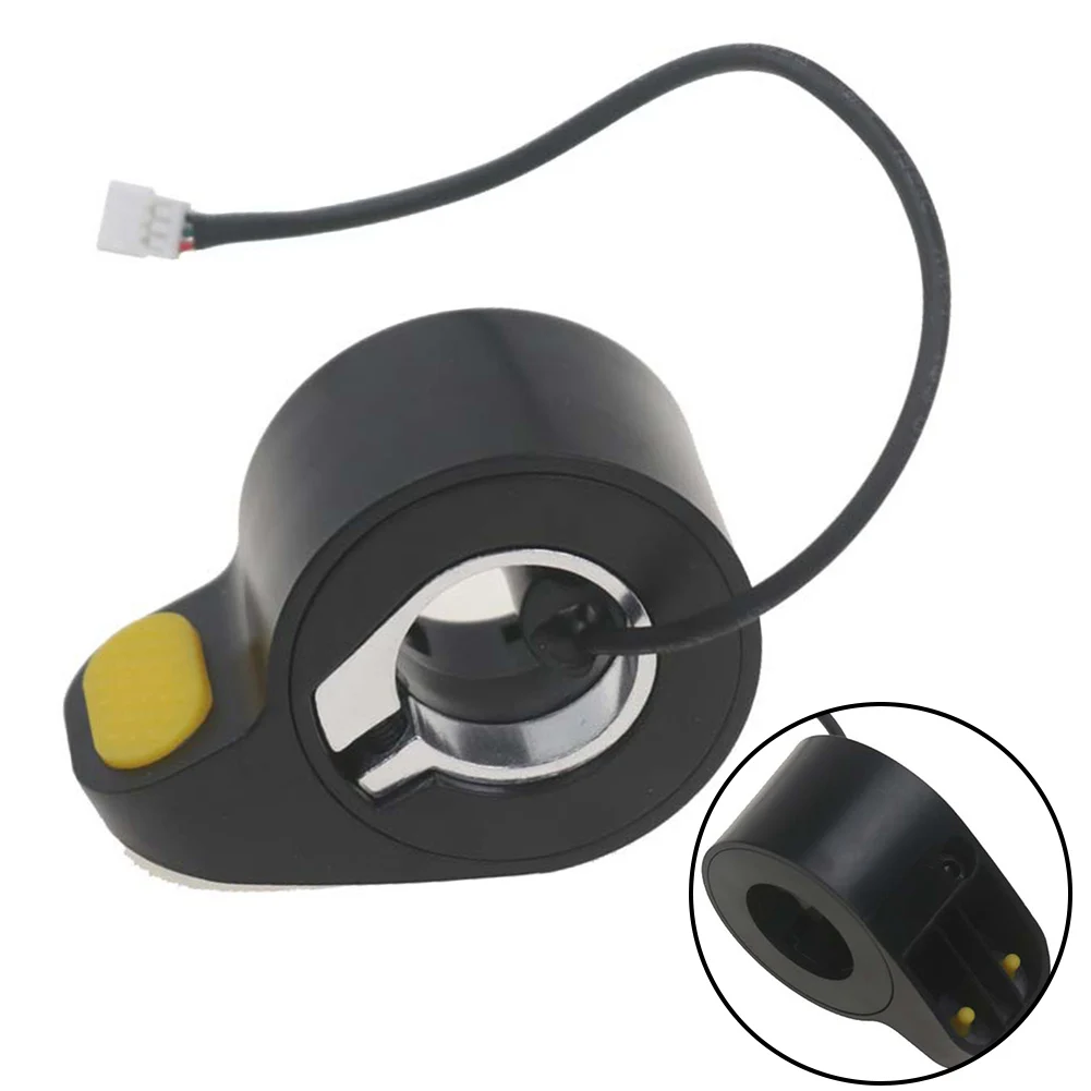 1pc Abs Black And Yellow Electric Scooter 4.5cm*6.5cm*3cm Durable Functional