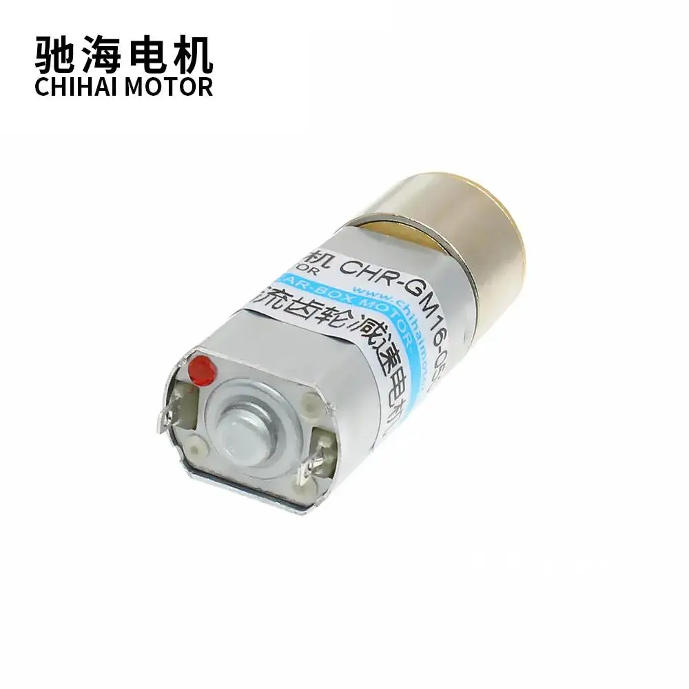 Двигатель Chihai постоянного тока 3 В 6 12 24 Низкая скорость 16 ммМикро Мини мм