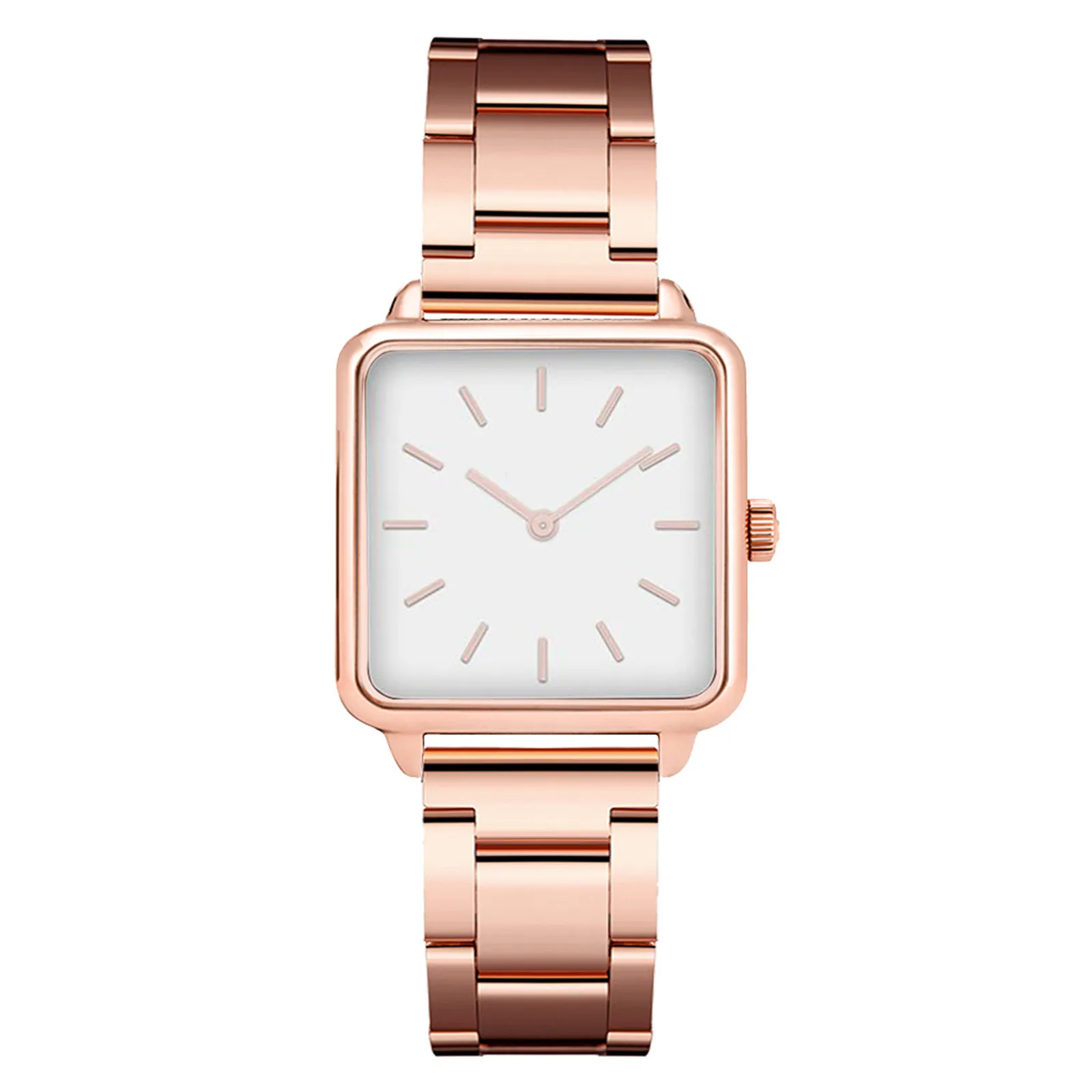 

Quartz Watches For Women Leather Strap Watches Square Female Belt Watch Easy Reader