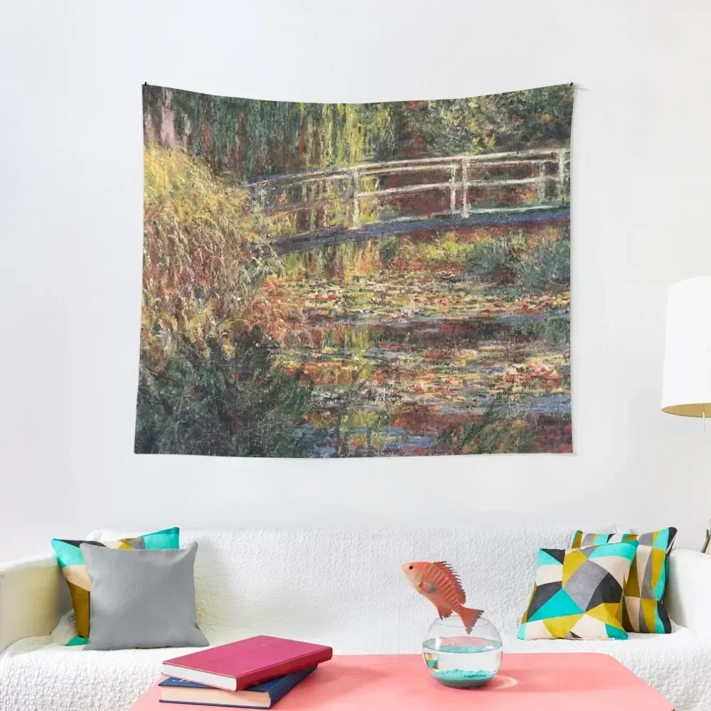 Гобелен Клод Моне Вода Лилии Розовый