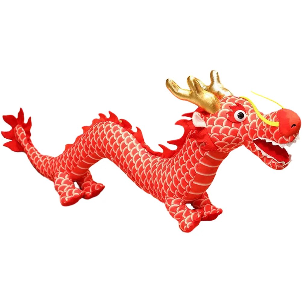 

Plush Toys Dragon Chinese Style Plaything Filling Pp Cotton Stuffed Animal Lovely New Year