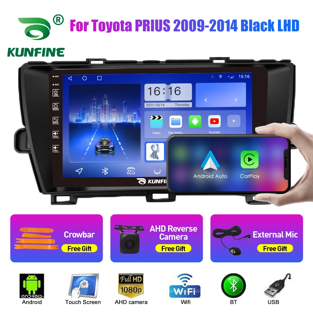 

Автомагнитола для Toyota PRIUS, мультимедийный плеер на Android, с восьмиядерным процессором, DVD, GPS, для Toyota PRIUS 09-14 LHD/RHD