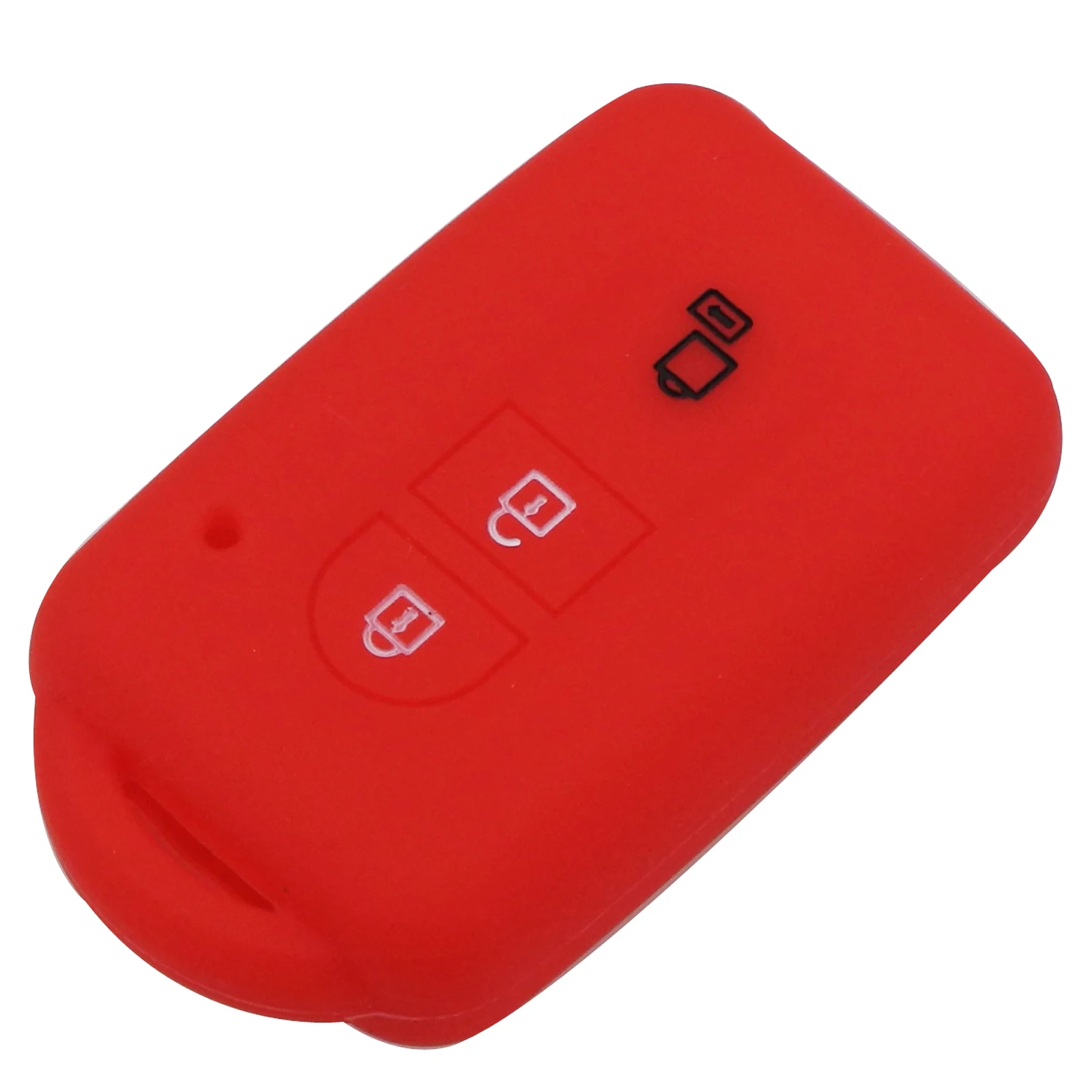 

Jingyuqin силиконовый чехол для автомобильного ключа FOB, защитный чехол для Nissan Duke MICRA QASHQAI JUKE X-Trail NAVARA с дистанционным управлением без ключа