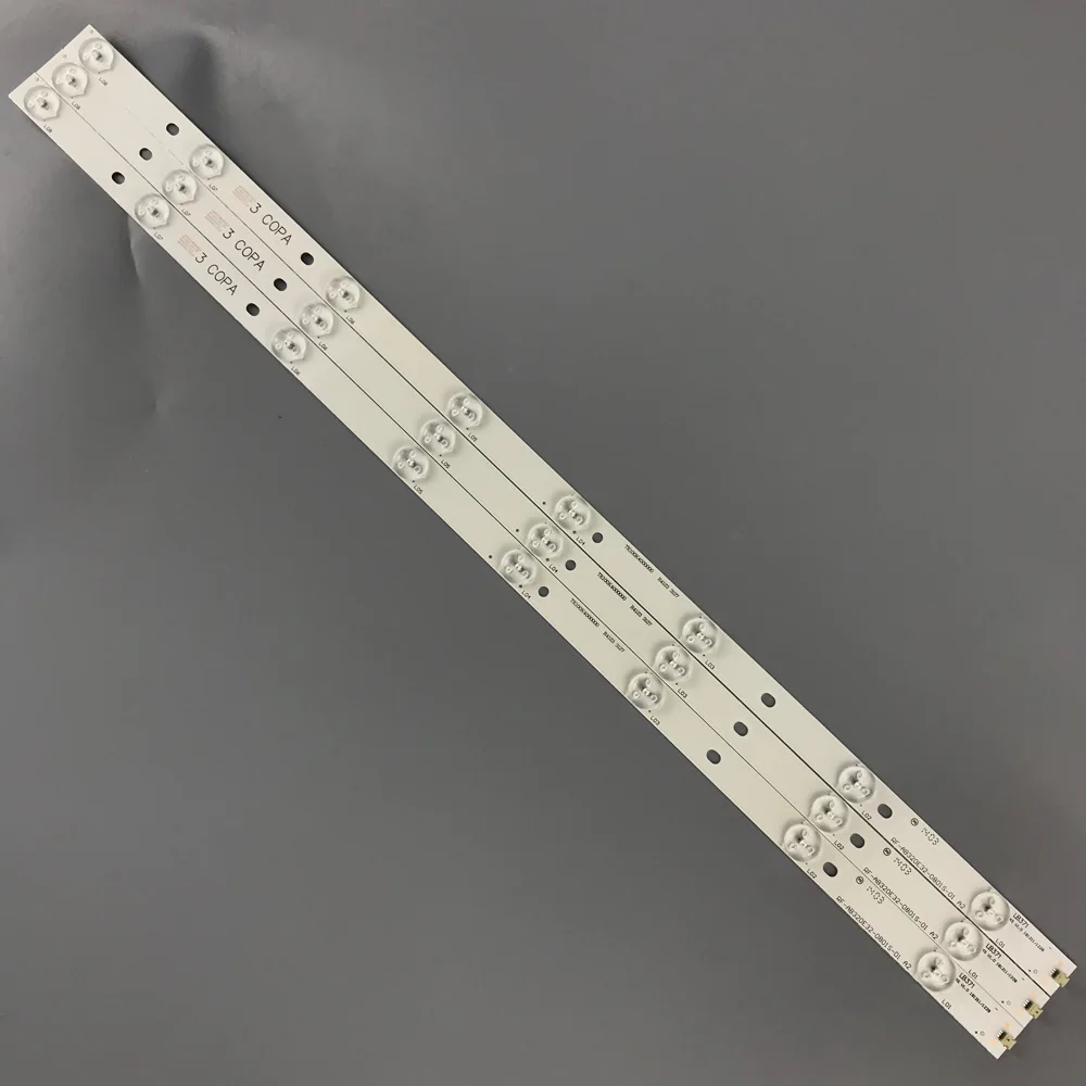 

LED backlight strip 8 lamp for RF-AB320E32-0801S-01 LED32TC2300E TK97K4000000 T320XVN02.0 M320X13-E4-H (G3) LED32B16 C320EX14-E2