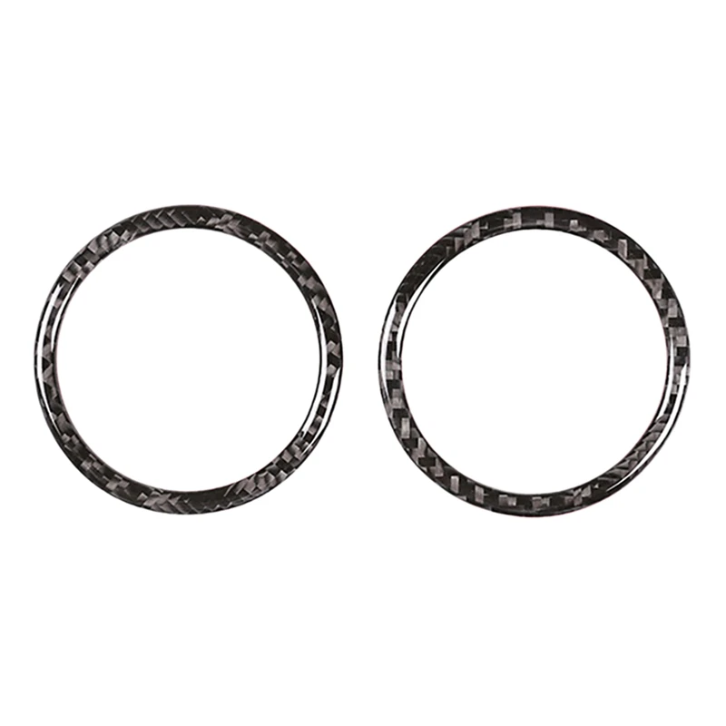 

Car Soft Carbon Fiber Dashboard Air Outlet Ring Cover Trim For Touareg 2011-2018