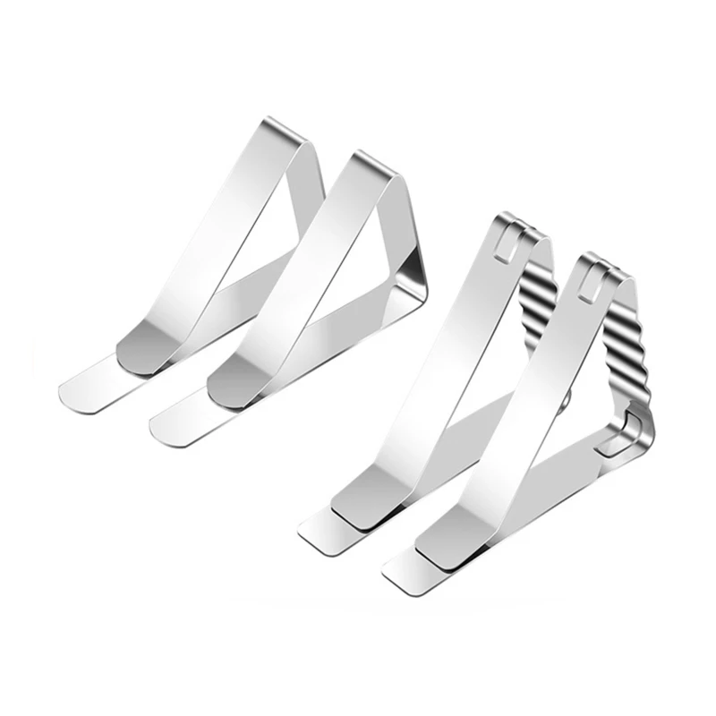 

6 шт., зажимы для скатертей из нержавеющей стали