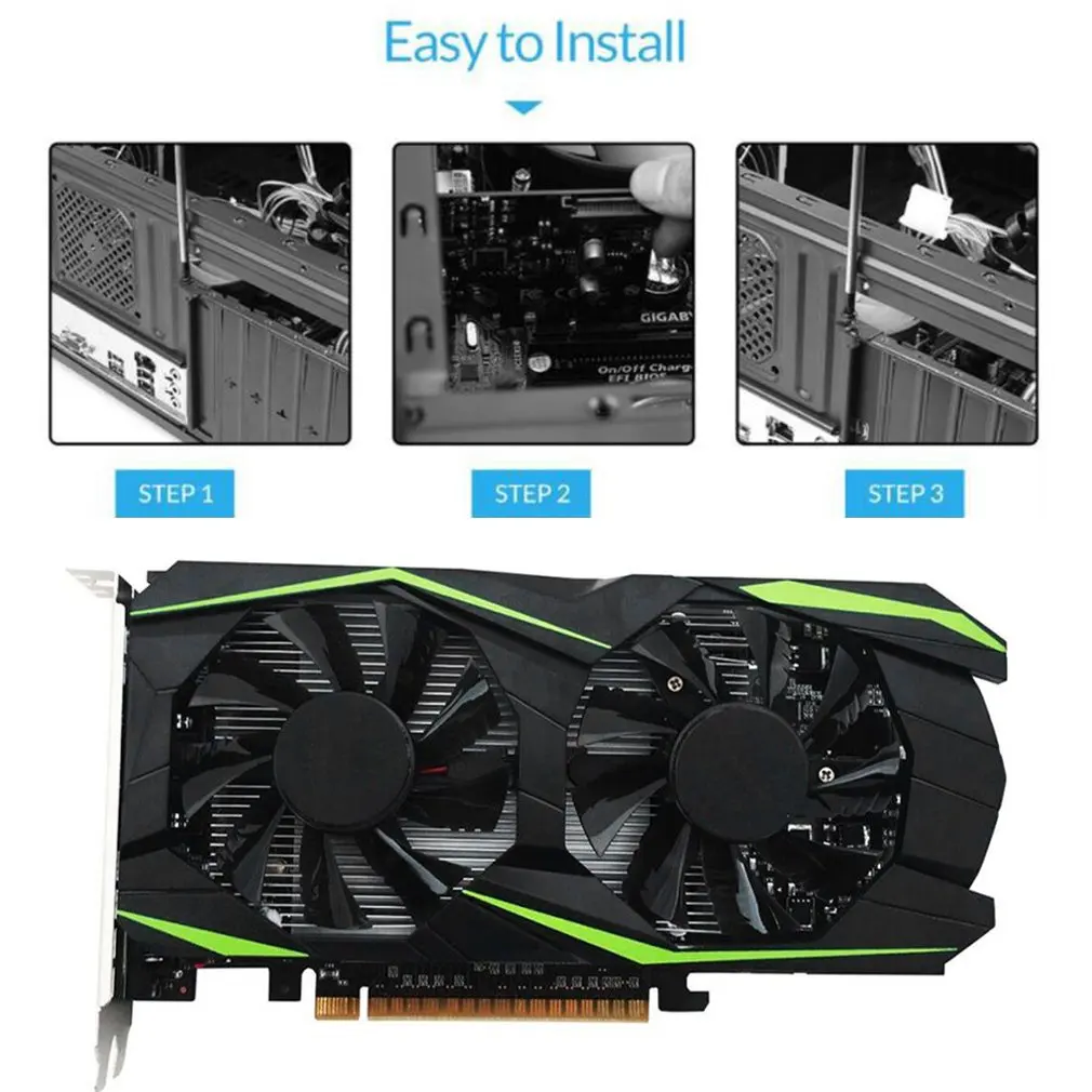 

GTX1050Ti Independent Desktop Computer High Definition Gaming Graphics Card 4G GDDR5 Stable Sturdy Graphics Card