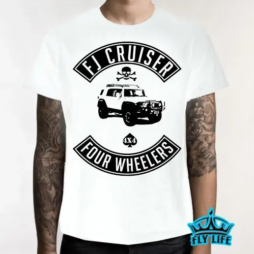 Футболка Fj Cruiser Four Wheeler Tee Mud Up or Shut Up, оригинальная мужская футболка с 3D-принтом и короткими рукавами (art.: 3920db8a857da) - 3920db8a857da