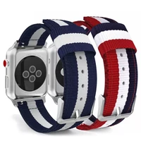colorful nylon strap compatible with apple watch 7 6 5 4 se 44mm 40mm comfortable bracelet strap for iwatch 3 2 42mm 38mm strap