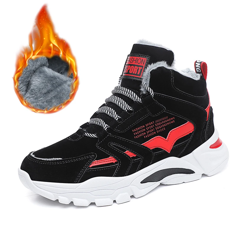 

Men's Shoes New High Top Shoes Sports Casual Shoes Women's Winter Fashion Cotton Shoes Stuffed Warm Snow Boots Sports Shoes Men