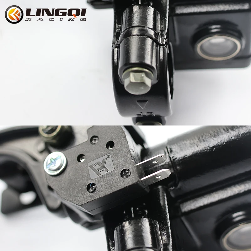 LINGQI гоночный мотоциклетный рычаг сцепления Правый Тормоз главный верхний насос