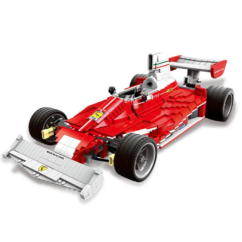 

Building Blocks Creative Technology Racing Car Model Miniature Car Minifigures Automobile Minifig Auto Car Toy for Boys Children