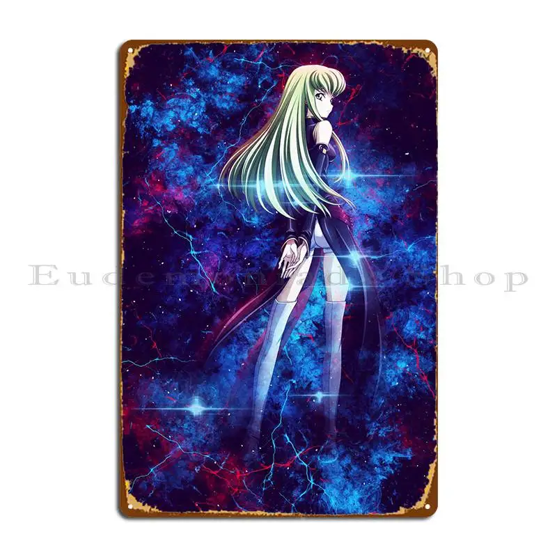 

Металлический плакат с надписью «Code Geass»