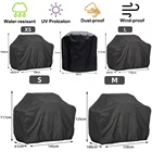 BBQ Grill Barbeque Cover Anti-Dust Waterproof Weber Heavy Duty Charbroil BBQ Cover Outdoor Rain Protective Barbecue Cover 5 Size