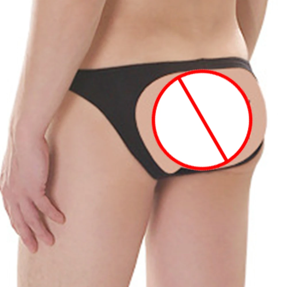 

Jockstrap Men Back Hollow Mens Underwear Sexy Lingerie Jock Strap Breathable Panties Solid Backless Briefs Underpants Thong
