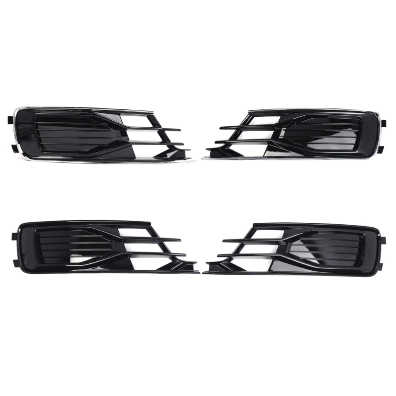 

Car Front Bumper Fog Light Grille Fog Grill Cover Simple Fixing for A6C7 J60F