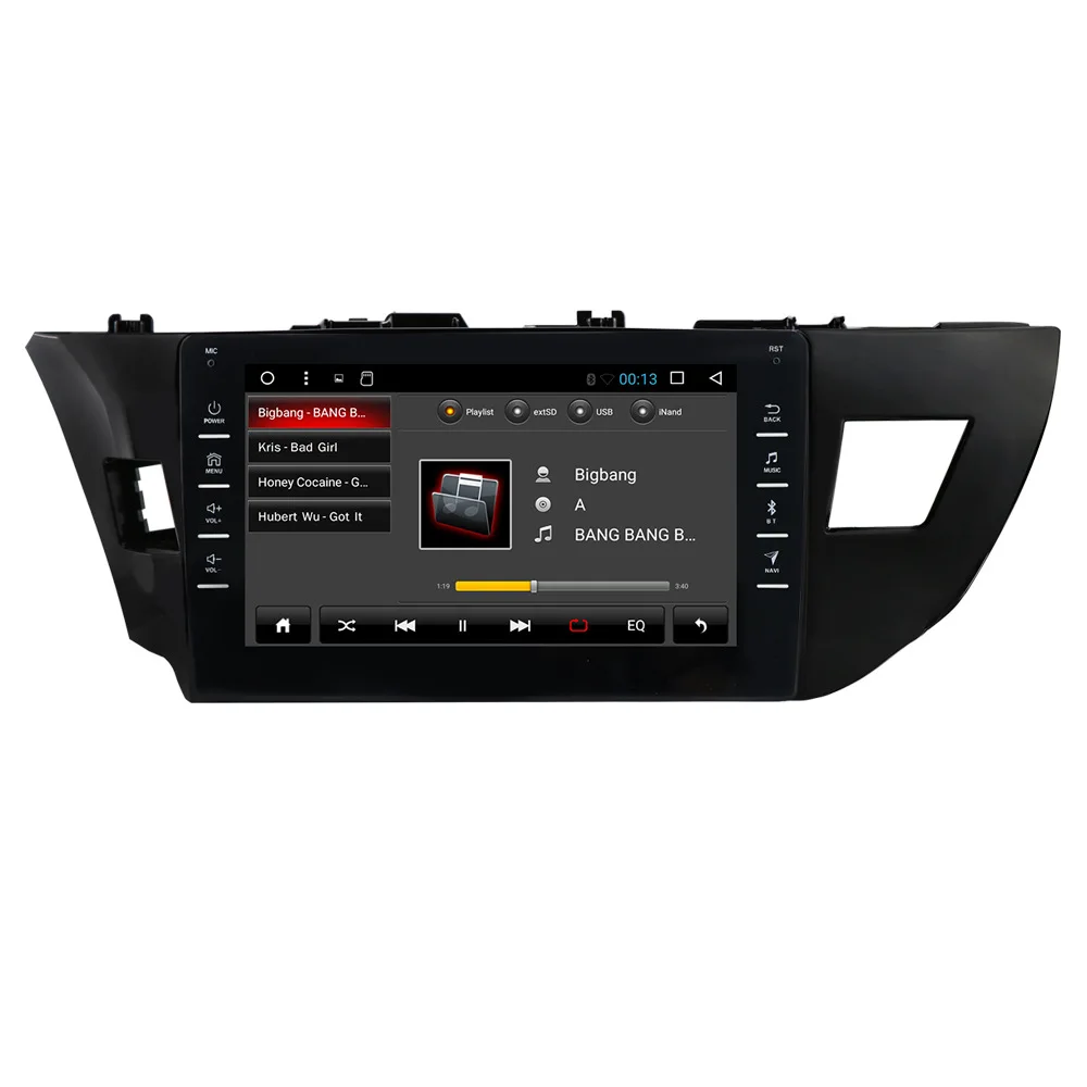 

For Toyota Corolla 2014 2015 2016 Android Car MP5 Multimedia