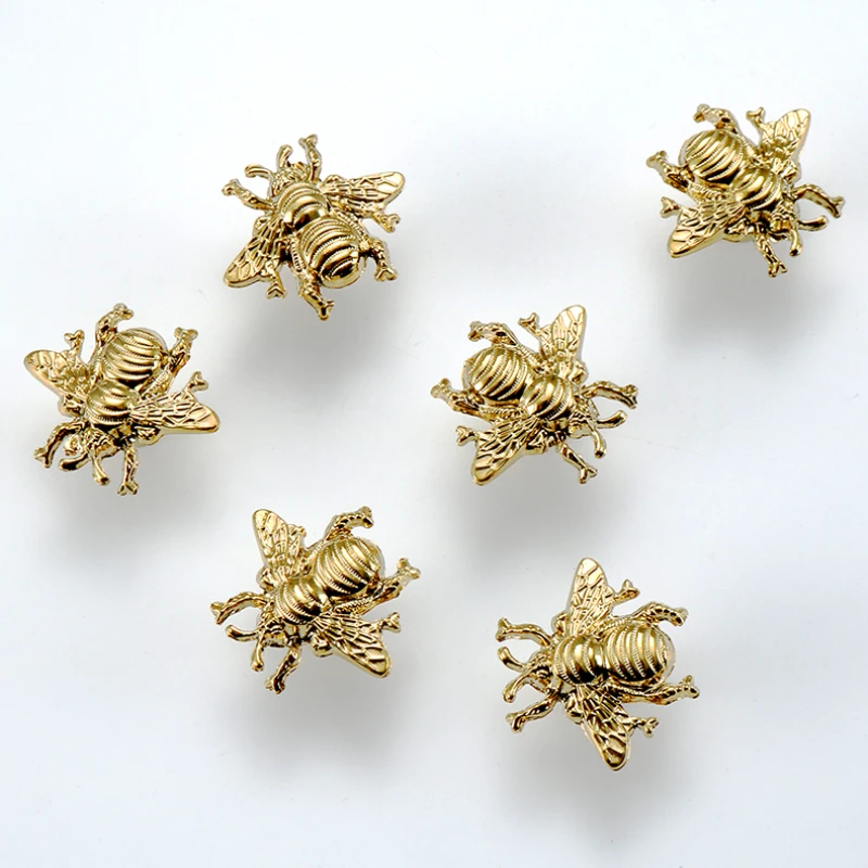 Ручка из 100% латуни для детской комнаты ручка шкафа в форме пчелы кухонной