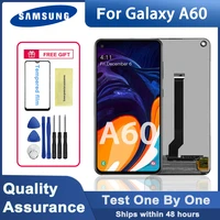 original 6 3 lcd display for samsung galaxy a60 m40 a606 sm a606fds display touch screen digitizer assembly for galaxy a60 lcd