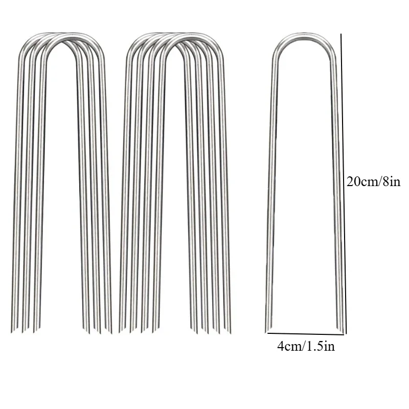 

Оцинкованные садовые гвозди U-образные