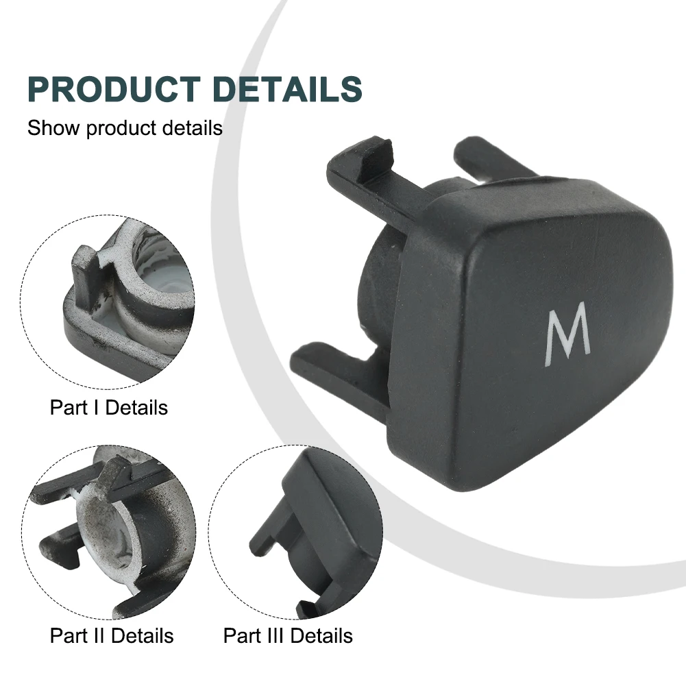 

For Ford Escort Fiesta MK7 Steering Wheel Audio M Button Replacement Black Car For MK8 ST Ecosport 2013 Durable