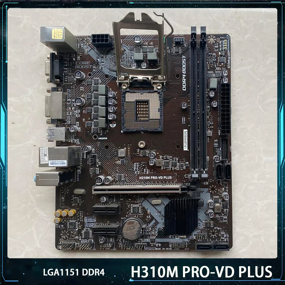 

H310M PRO-VD PLUS для Msi LGA1151 DDR4 32GB SATA3 PCI-E 3,0 USB3.1 Gen1 Micro ATX настольная материнская плата высокого качества