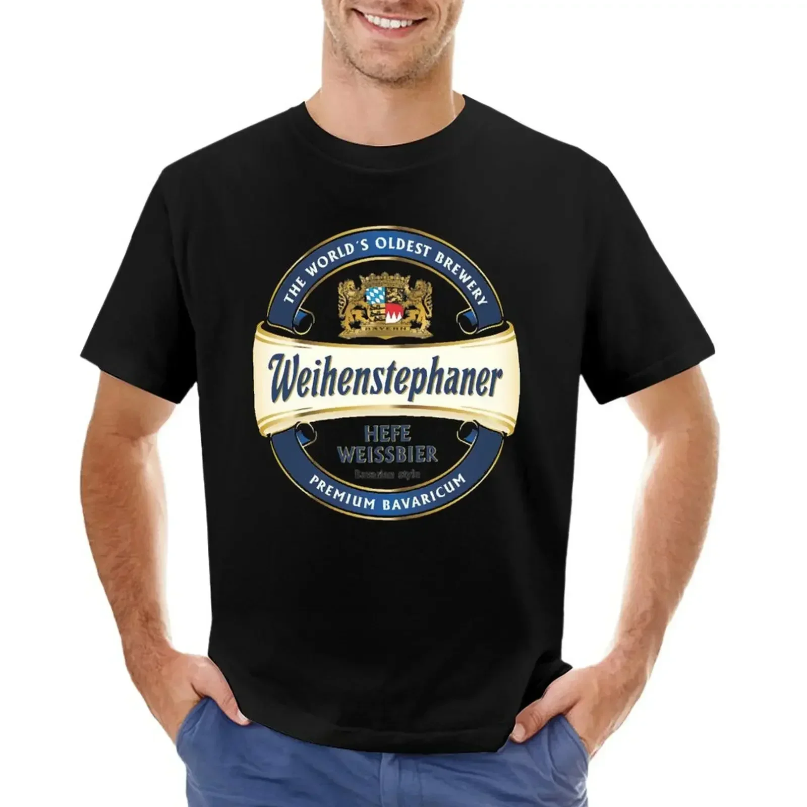 Летние топы тяжелые ранние футболки Weihenstephaner-Beer Essential мужская Милая манга Мужская