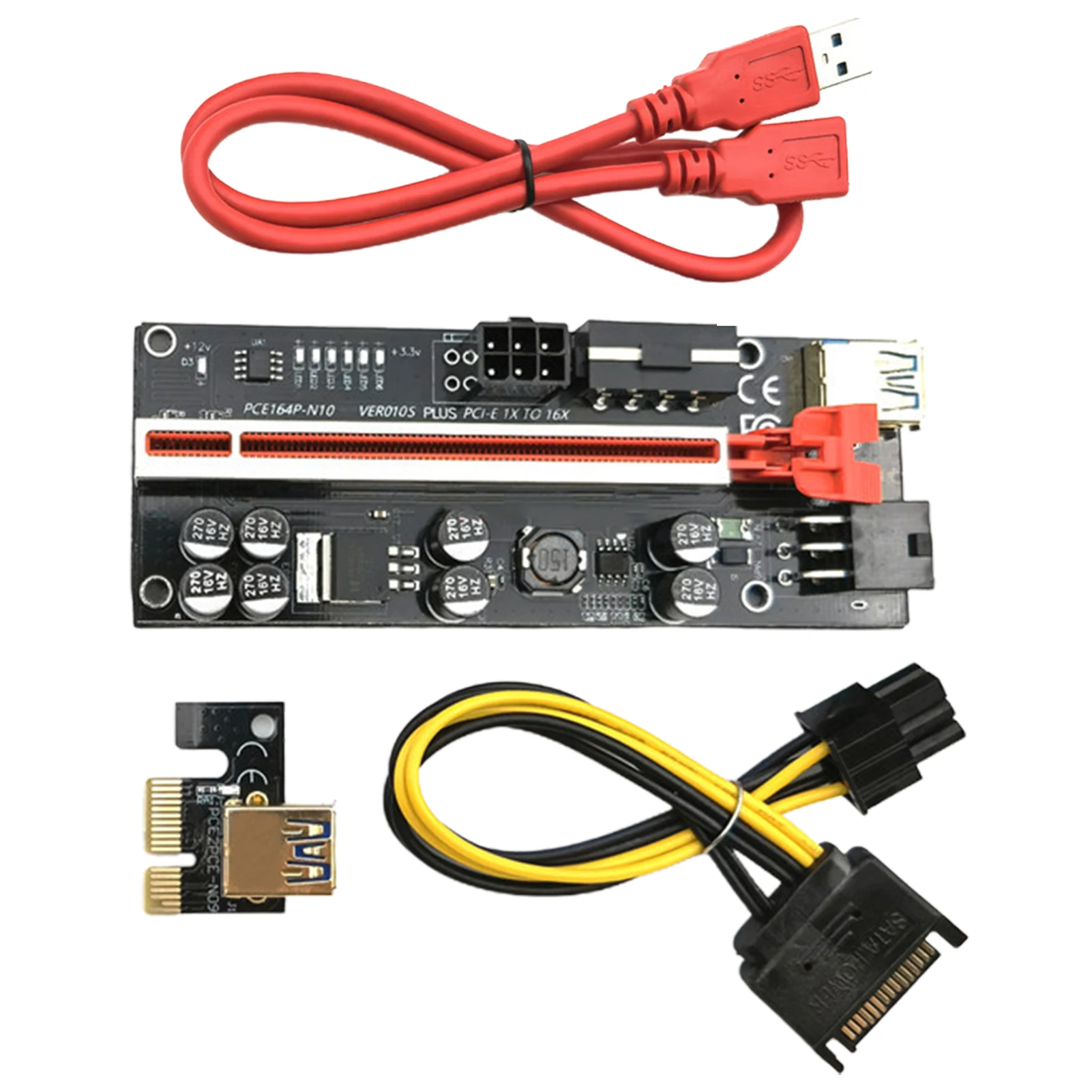 

PCIE 1X To 16X Fast Professional Power Supply Graphics Card Extension Cable