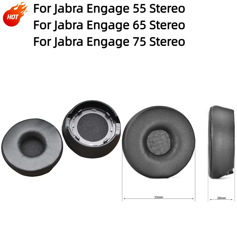 Амбушюры для Jabra Engage 55Engage 65Engage 75, стереогарнитура, наушники из пены с эффектом памяти, амбушюры (art.: 3920cdbfb14ba) - 3920cdbfb14ba