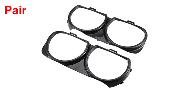 

Uxcell 1 пара передних фар лампа ободок отделка 68259053AB для Dodge Challenger 2015-2023