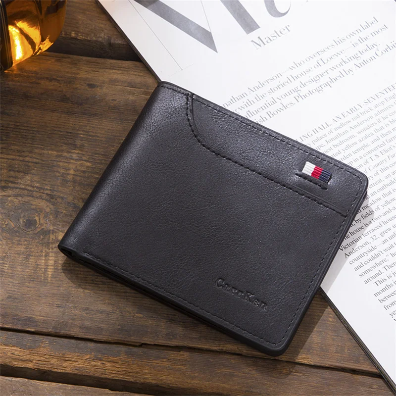 Cartera Hombre Purse For Men Wallet Luxe Homme Tarjetero Billetero Portfele Carteira Masculina Slim Card Holder Short Designer