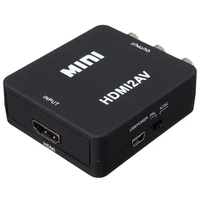 mini hdmi to rca composite video audio av adapter converter adapter 720p 1080p