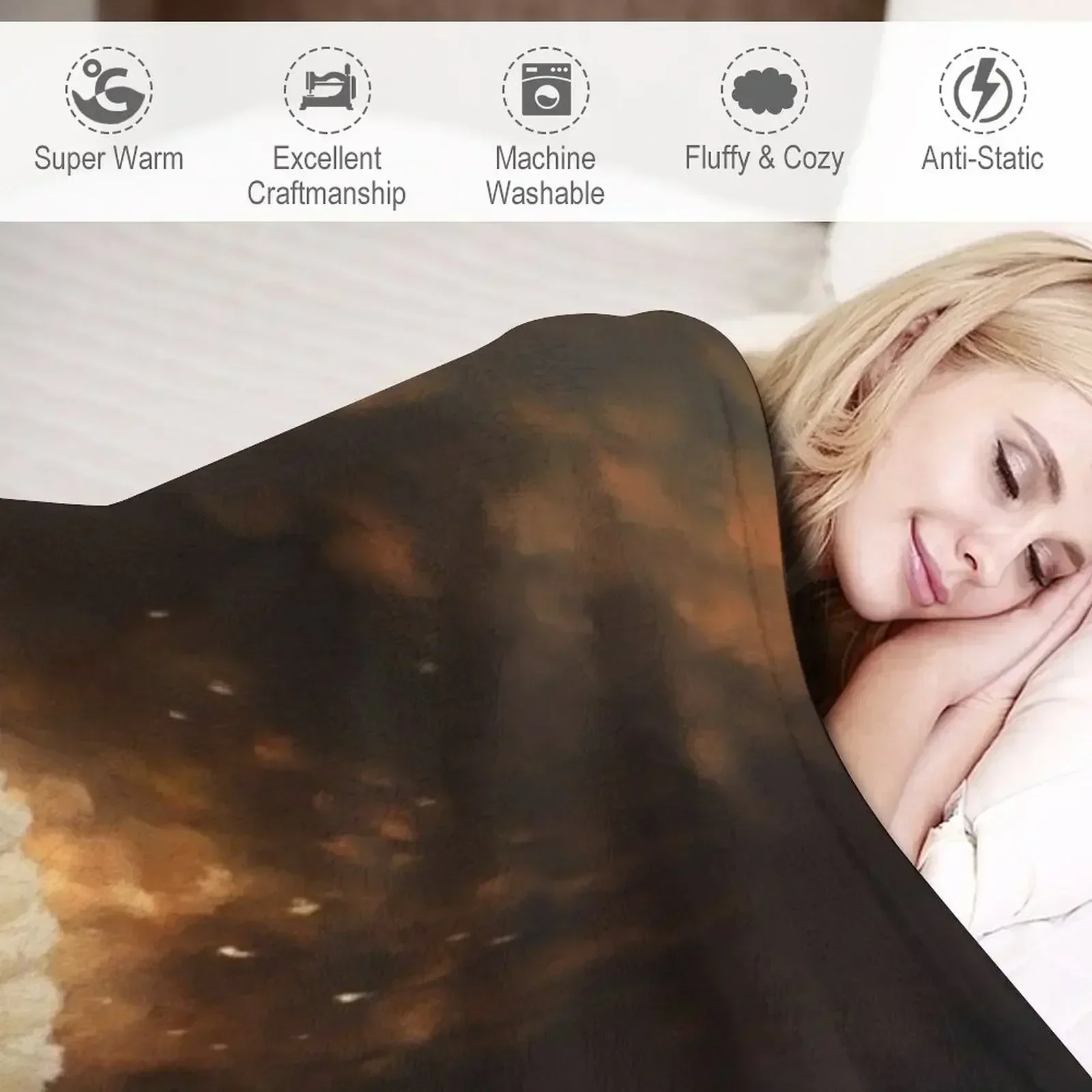 Одеяло Daybreaker модные мягкие кровати рождественские украшения теплые зимние