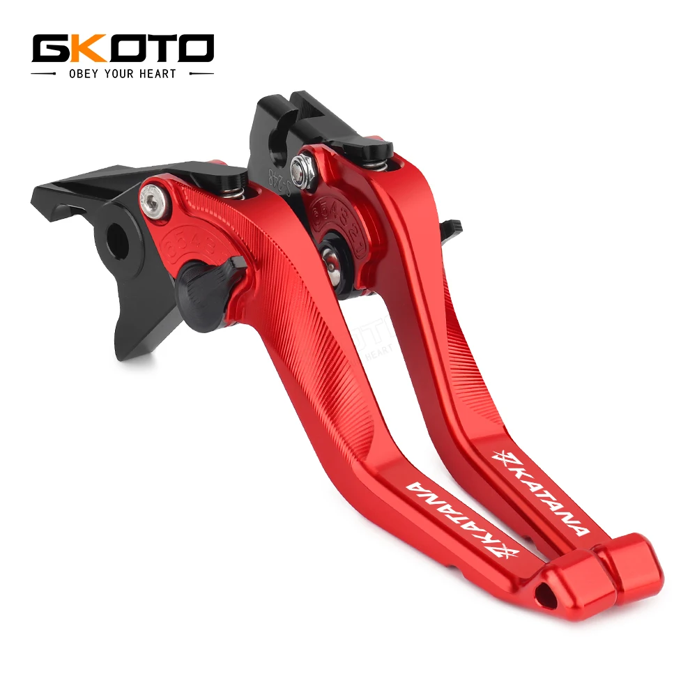 High Quality Motorcycle Accessories For Szuki 600 KATANA 750 1998-2006 2005 CNC Ajustable Short Brake Clutch Levers