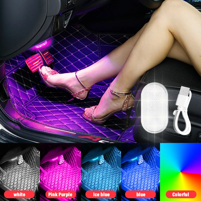 

For Porsche Car Interior Light Auto Roof Ceiling Reading Lamp New Magnetic Suction Free Disassembly Mini USB Charging Light 5V