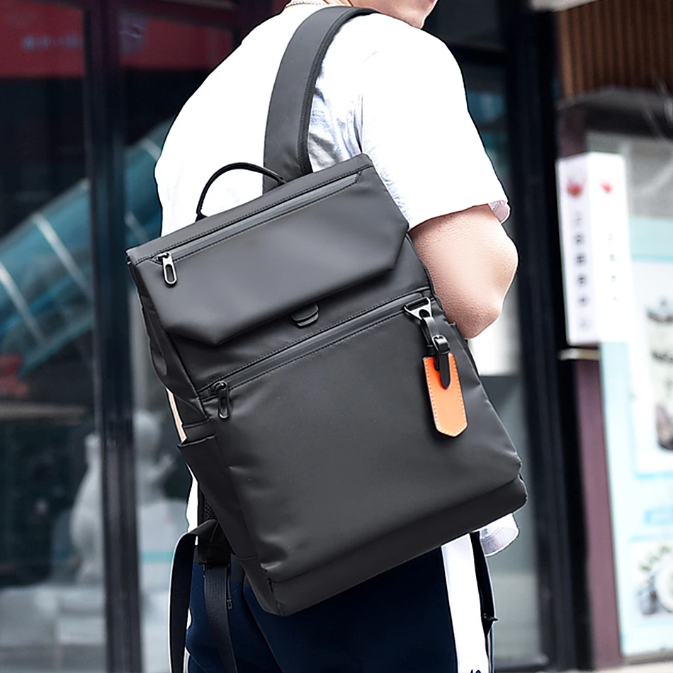 high quality waterproof mens laptop backpack luxury brand designer black backpack for business urban man backpack usb charging free global shipping